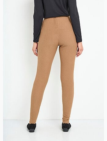 Leggings acanalados con cintura elástica - Afibel