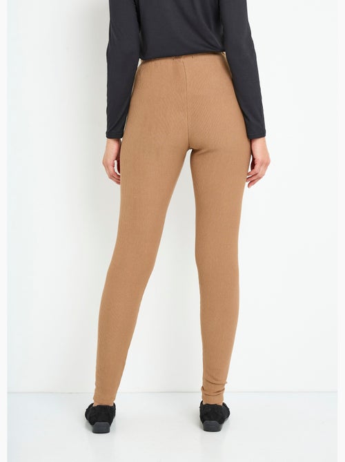 Leggings acanalados con cintura elástica - Afibel - Kiabi