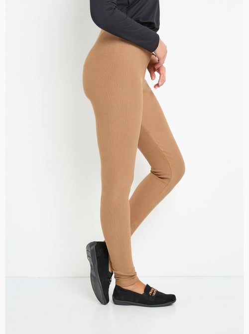 Leggings acanalados con cintura elástica - Afibel - Kiabi