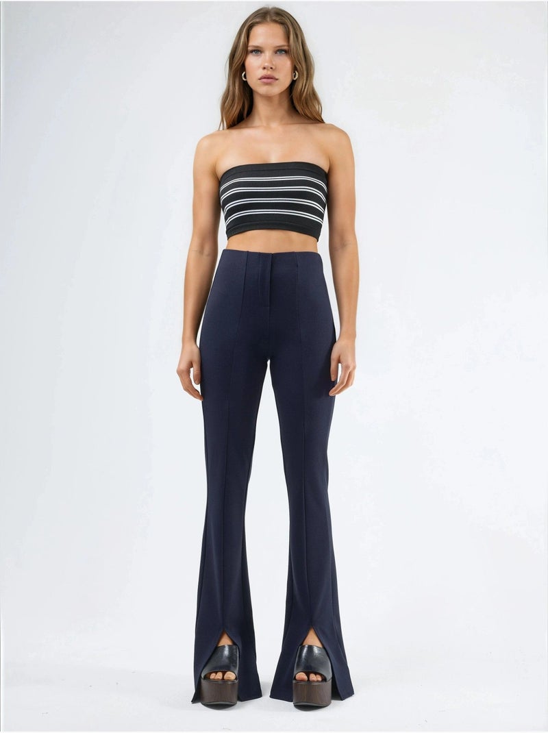 Leggings ajustados de cintura alta busem Azul marino - Kiabi
