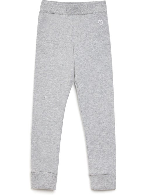 Leggings algodón gris conguitos - Kiabi