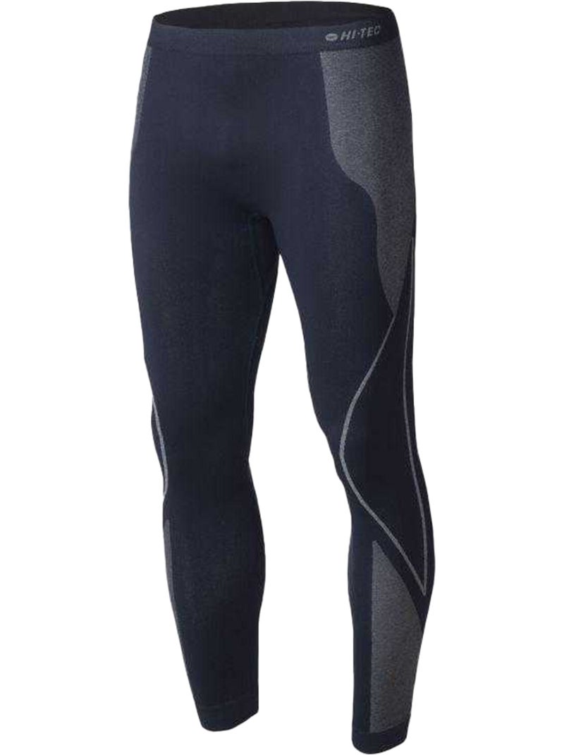 Leggings buraz de termoactivo para hombre - hi-tec Negro - Kiabi