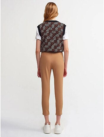 Leggings capri de cintura alta