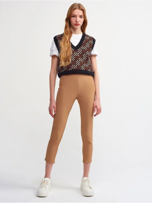 Leggings capri de cintura alta dilvin - Kiabi Leggings capri de cintura alta dilvin - Kiabi
