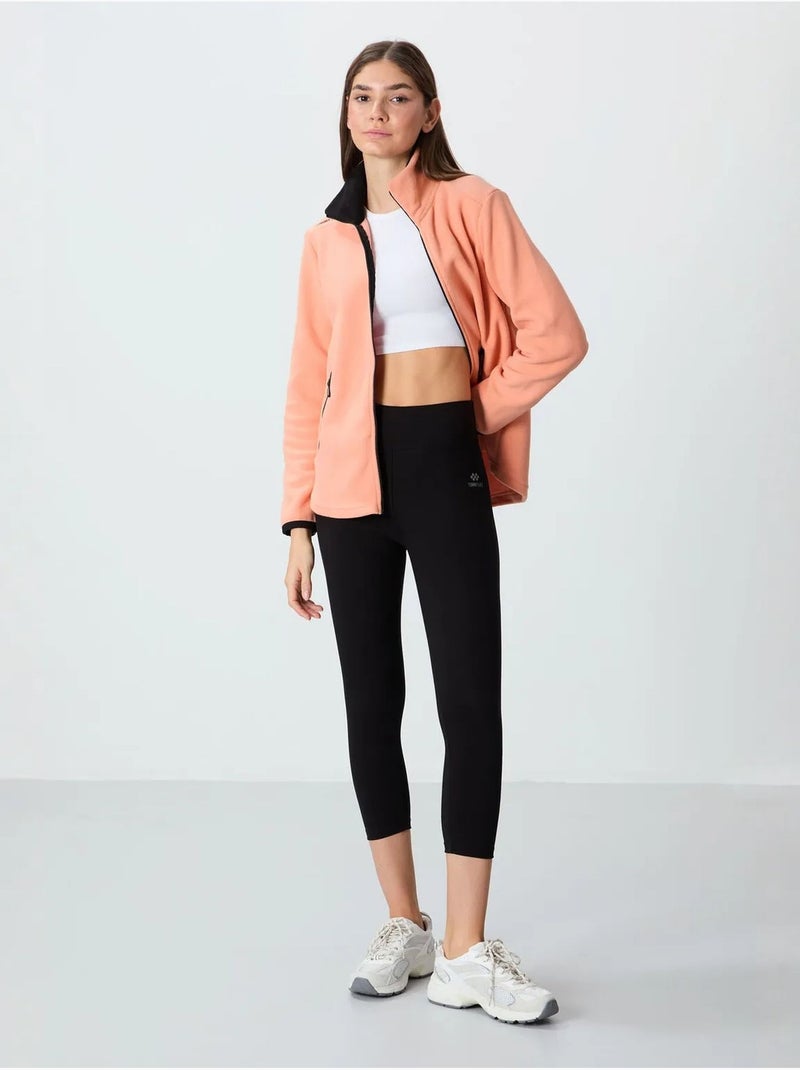 Leggings capri de cintura alta tommy Negro - Kiabi