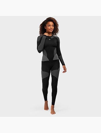 Leggings compresivos de mujer esquí y nieve mujer ultradry