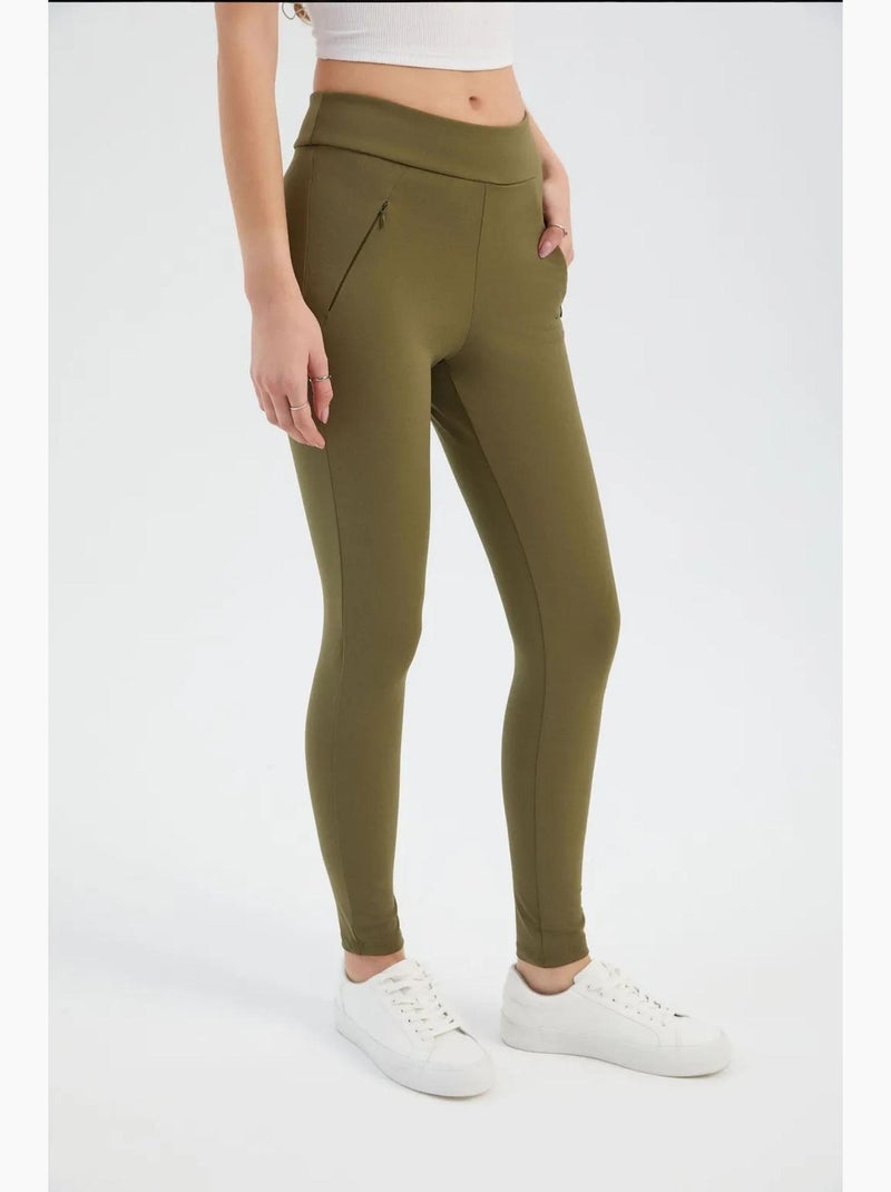 Leggings con detalle de bolsillo hiccup Verde - Kiabi