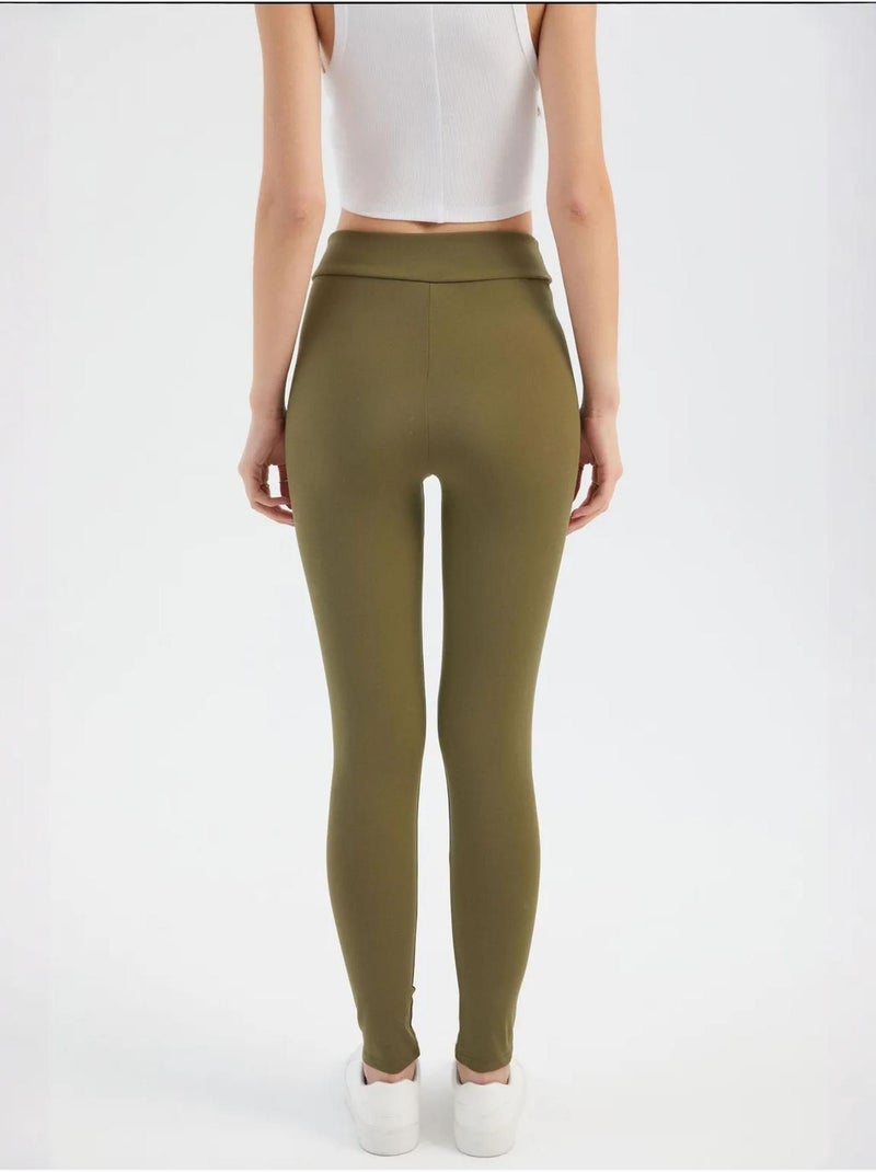 Leggings con detalle de bolsillo Verde - Kiabi