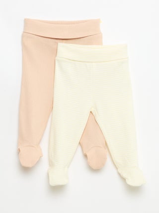 Leggings con pies