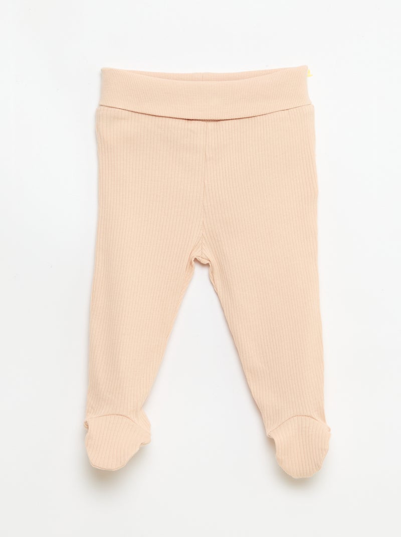 Leggings con pies Amarillo - Kiabi
