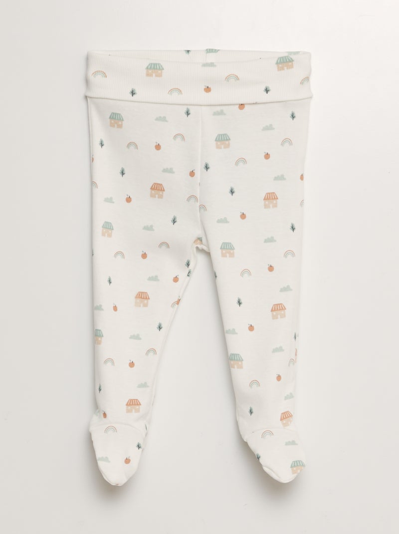 Leggings con pies BLANCO - Kiabi