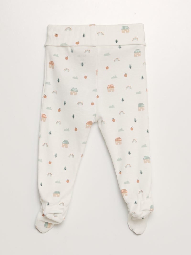 Leggings con pies BLANCO - Kiabi