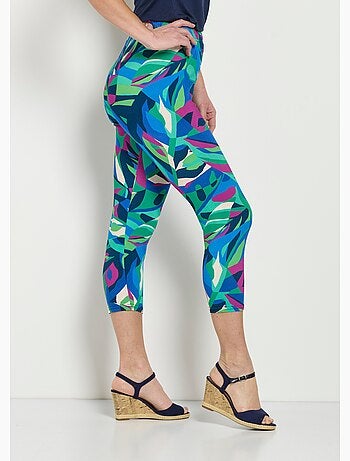 Leggings cortos con cintura elástica y elásticos - Afibel