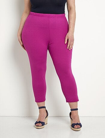 Leggings cortos con cintura elástica y elásticos - Afibel