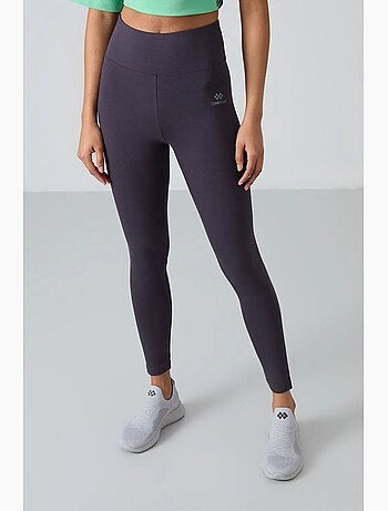 Leggings de algodón y elastano de cintura alta tommy