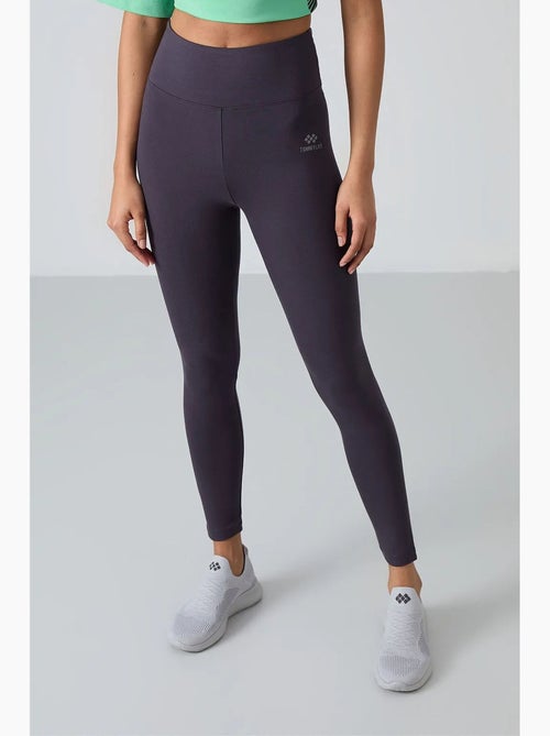 Leggings de algodón y elastano de cintura alta tommy - Kiabi