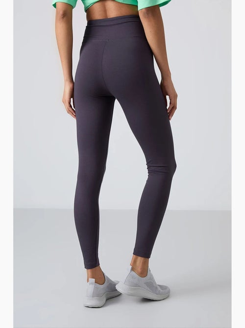 Leggings de algodón y elastano de cintura alta tommy - Kiabi