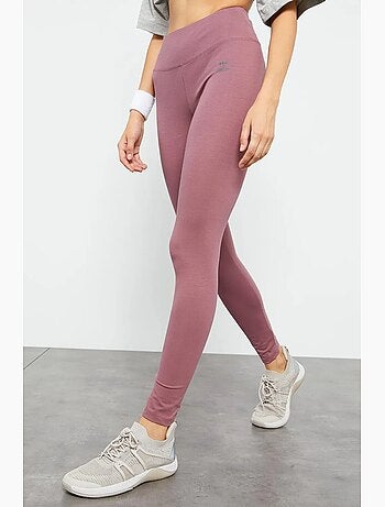Leggings de algodón y elastano de cintura alta tommy