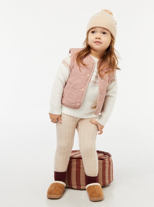 Leggings de canalé - Kiabi