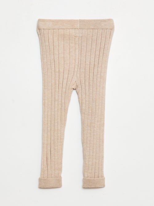 Leggings de canalé - Kiabi