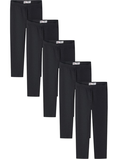 Leggings de jersey diseño lisos niñas - pack de 5 - minoti - Kiabi