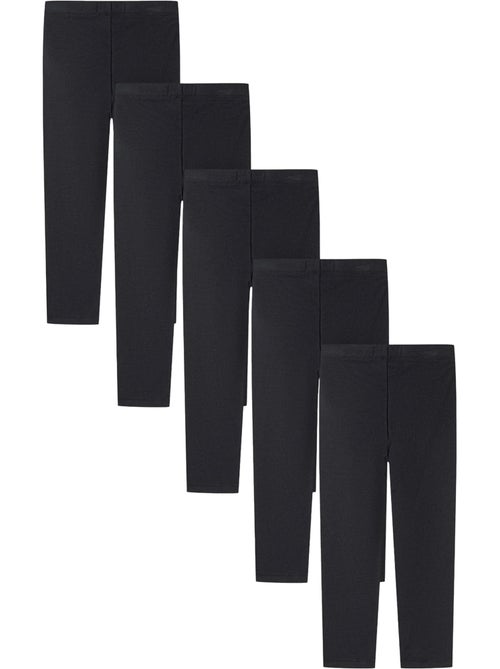 Leggings de jersey diseño lisos niñas - pack de 5 - minoti - Kiabi