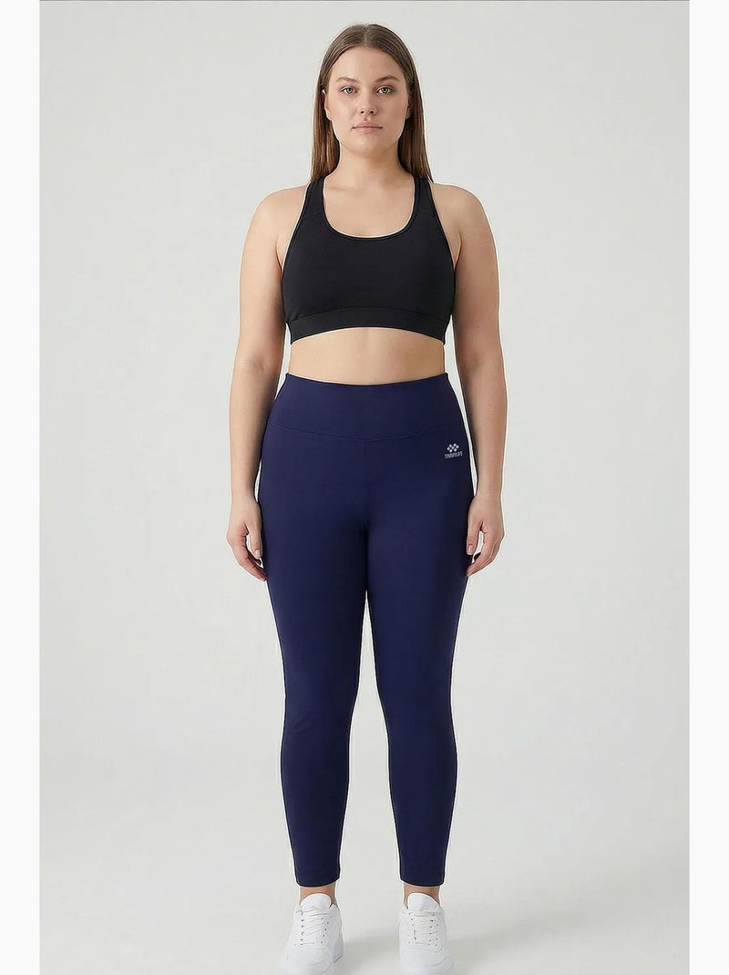 Leggings de mujer de poliéster y elastano tommy Azul marino - Kiabi