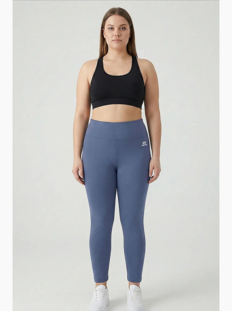Leggings de mujer de poliéster y elastano tommy Azul - Kiabi