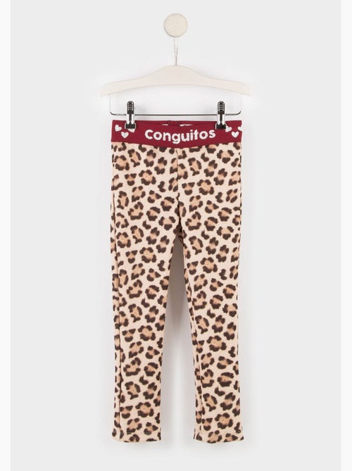 Leggings de neopreno de leopardo para niña - Kiabi Leggings de neopreno de leopardo para niña - Kiabi