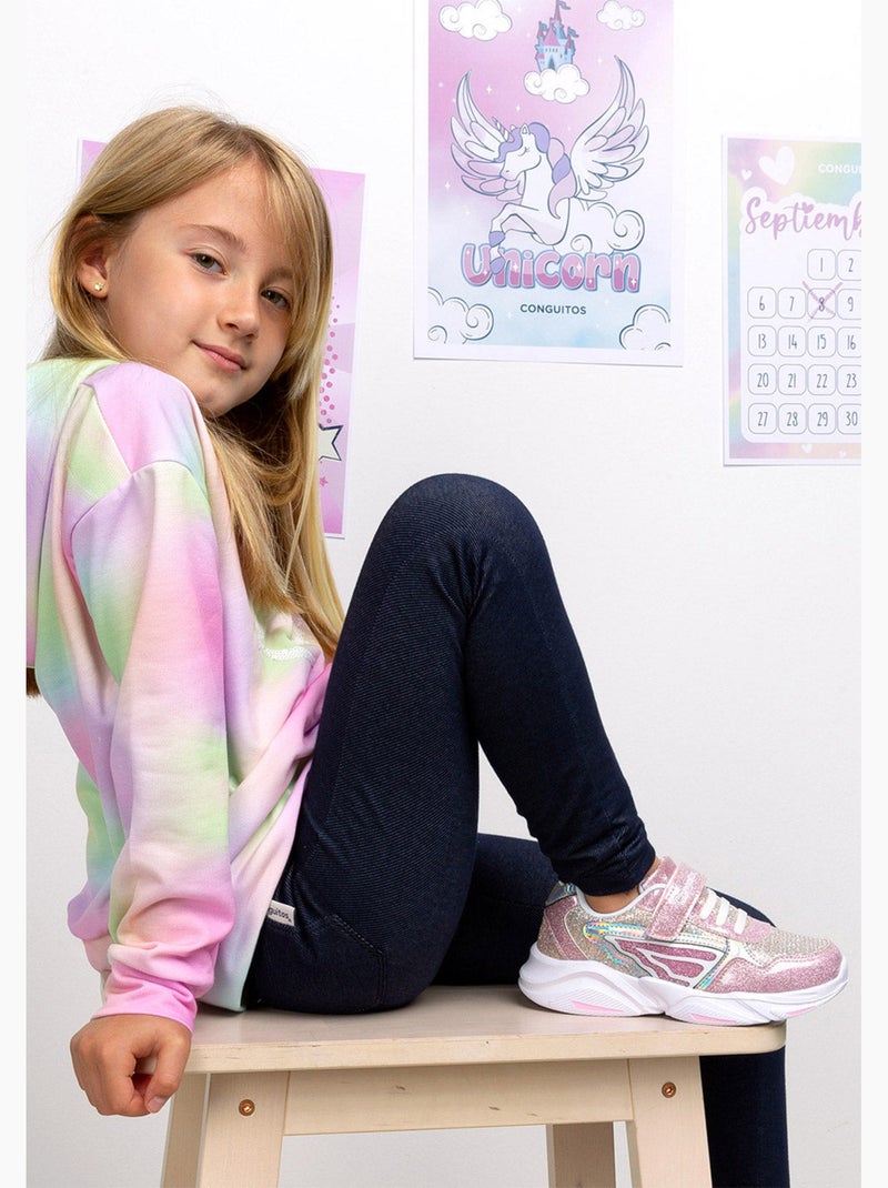 Leggings de Niña en Negro Negro - Kiabi