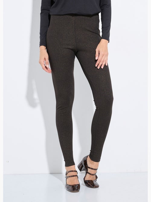 Leggings de punto brillante con cinturilla elástica - Afibel - Kiabi Leggings de punto brillante con cinturilla elástica - Afibel - Kiabi