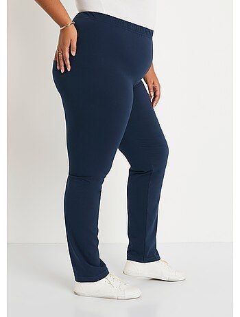 Leggings de punto de algodón con cintura elástica - Afibel