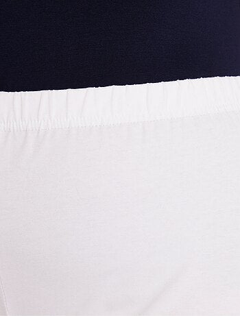 Leggings de punto de algodón con cintura elástica - Afibel