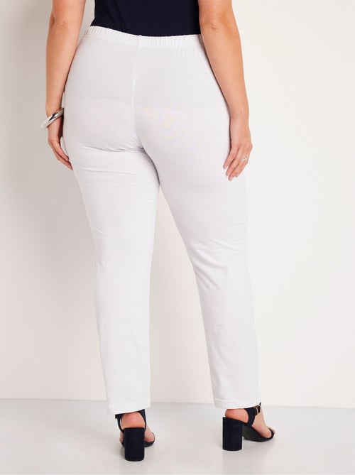 Leggings de punto de algodón con cintura elástica - Afibel - Kiabi