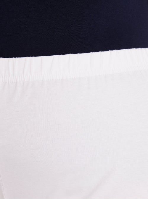 Leggings de punto de algodón con cintura elástica - Afibel - Kiabi