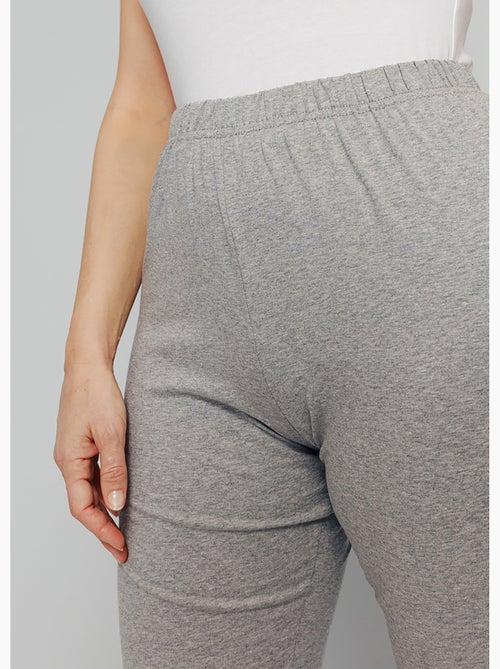 Leggings de punto de algodón con cintura elástica - afibel - Kiabi Leggings de punto de algodón con cintura elástica - afibel - Kiabi