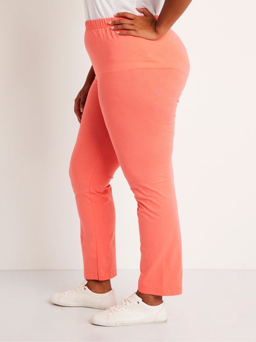 Leggings de punto de algodón con cintura elástica - Afibel - Kiabi