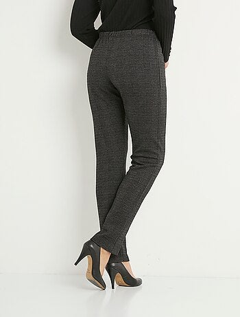 Leggings de punto elástico con cintura elástica - Afibel