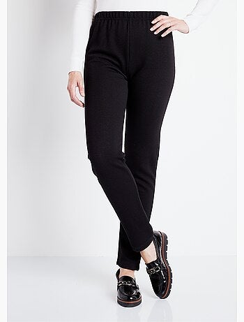 Leggings de punto elástico con cintura elástica - Afibel