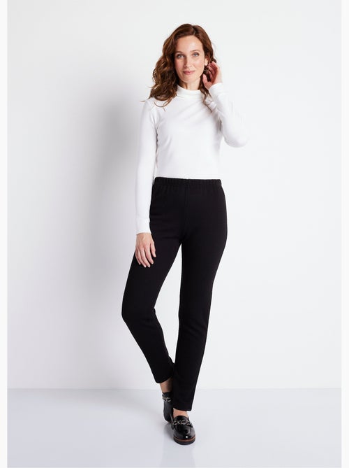Leggings de punto elástico con cintura elástica - Afibel - Kiabi