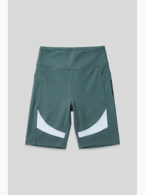 Leggings deportivos cortos de cintura alta tommy - Kiabi