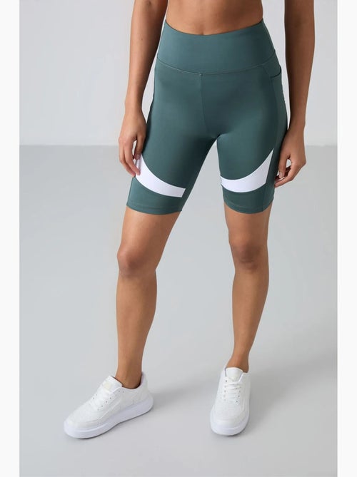 Leggings deportivos cortos de cintura alta tommy - Kiabi