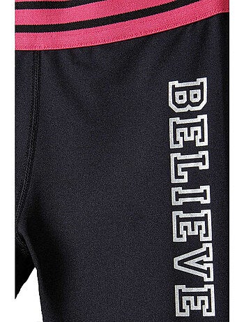Leggings diseño texto deporte niñas - minoti