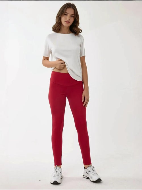 Leggings elásticos de cintura alta - Kiabi Leggings elásticos de cintura alta - Kiabi