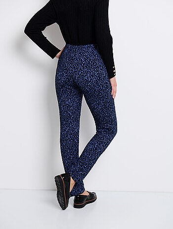 Leggings elásticos lisos o bicolores con cintura elástica - Afibel