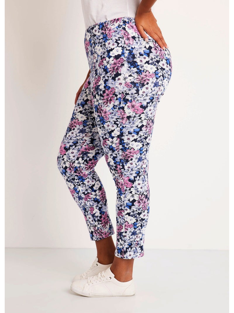 Leggings estampados con cinturilla elástica - Afibel Azul - Kiabi