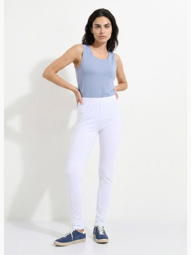 Leggings estampados con cinturilla elástica - Afibel Blanco - Kiabi
