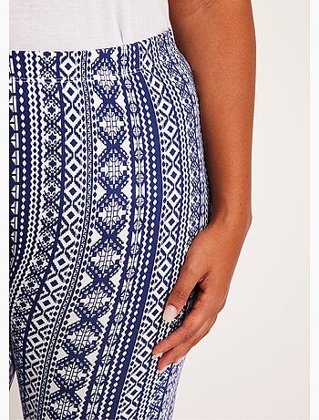 Leggings estampados con cinturilla elástica - Afibel