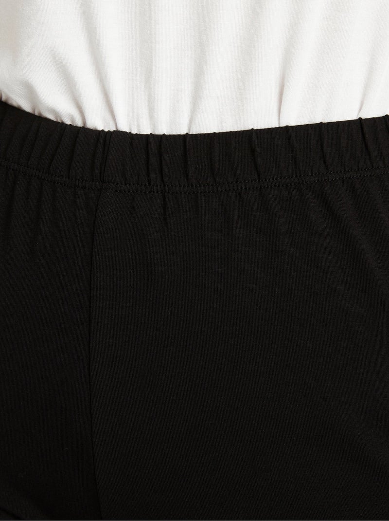 Leggings estampados con cinturilla elástica - Afibel Negro - Kiabi
