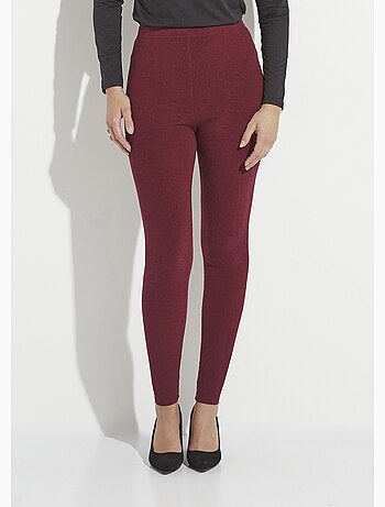 Leggings largos con cinturilla elástica y malla cálida. - Afibel